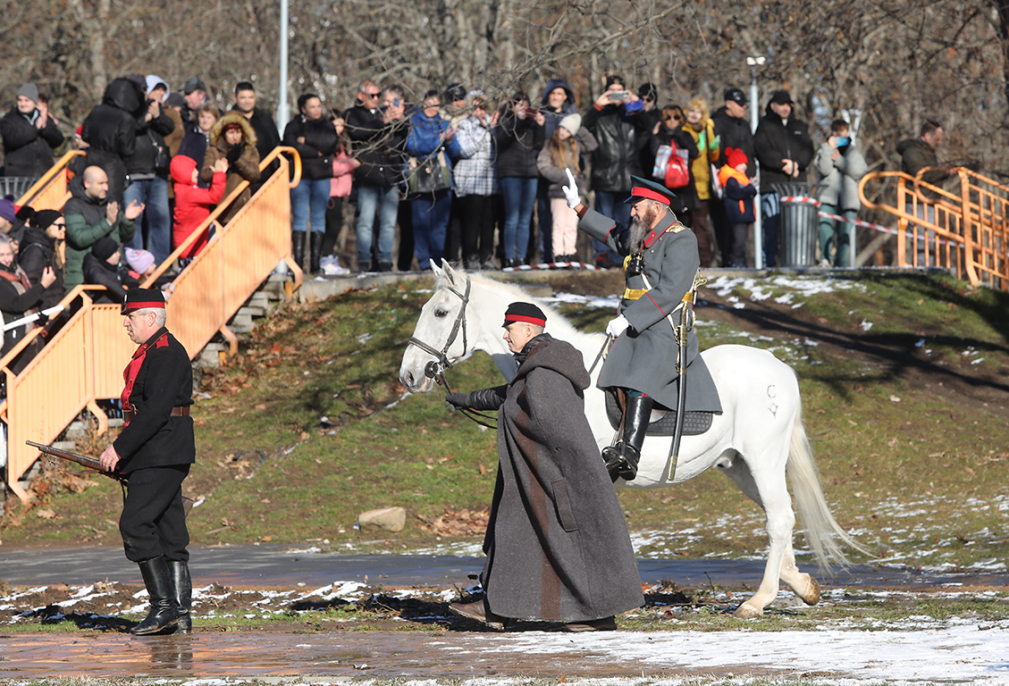 <p>Историческа възстановка по повод 147 години от Освобождението на град София от османско владичество в Северен парк</p>