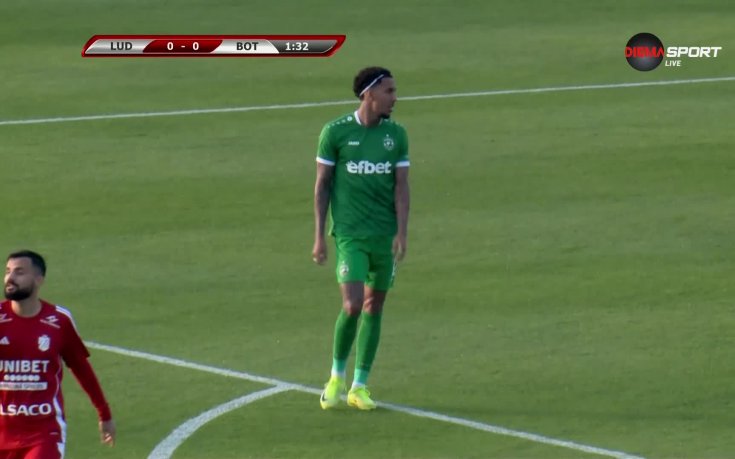 Лудогорец - Ботошани 0:0 /първо полувреме/