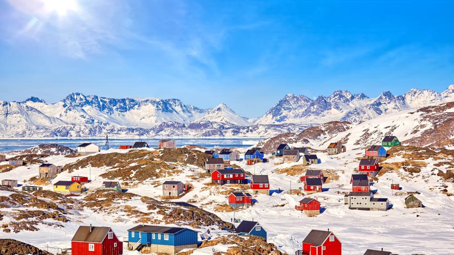 Карта показва ключовите редкоземни минерали на Гренландия