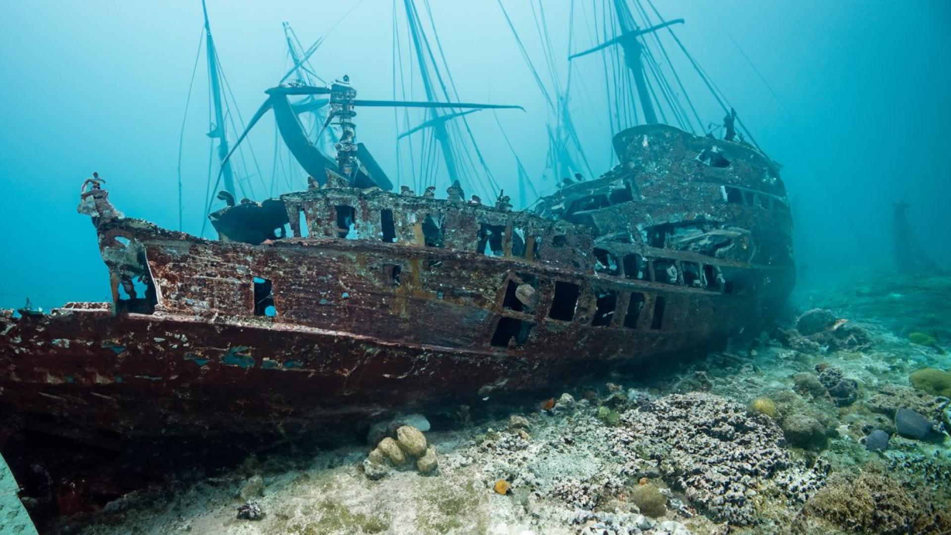 Под вълните на Карибско море изследователи от Колумбия идентифицираха испанския