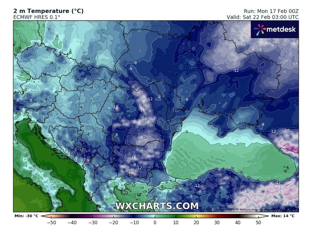 Очаквани ниски сутрешни температури според ECMWF