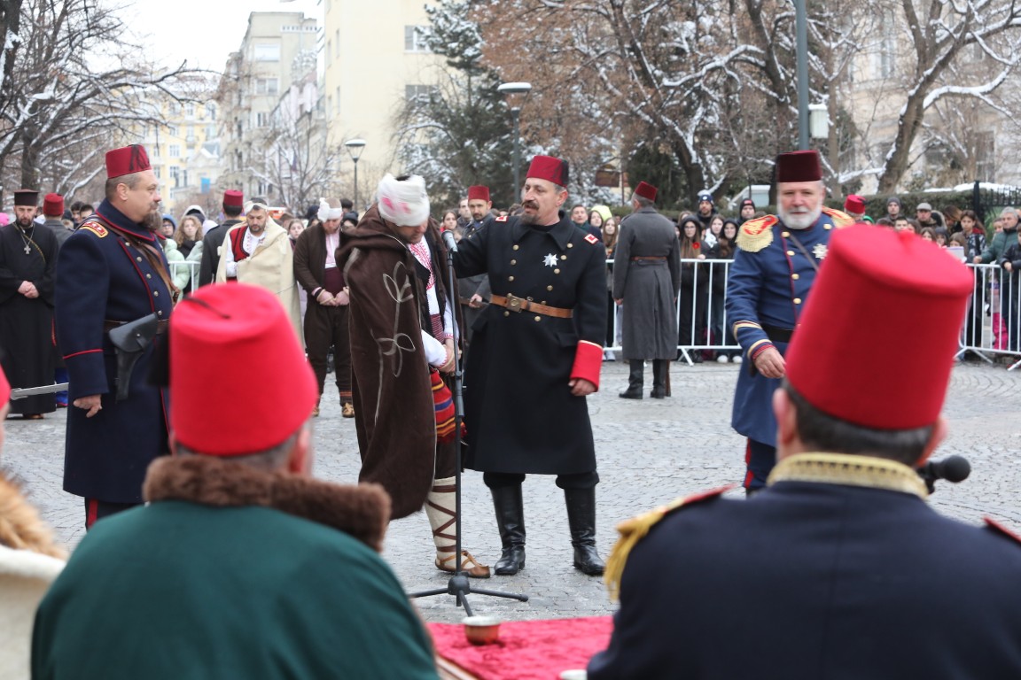 <p>Почитане на паметта на Апостола на свободата Васил Левски в София.</p>