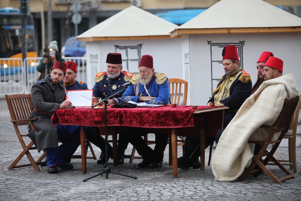 <p>Почитане на паметта на Апостола на свободата Васил Левски в София.</p>