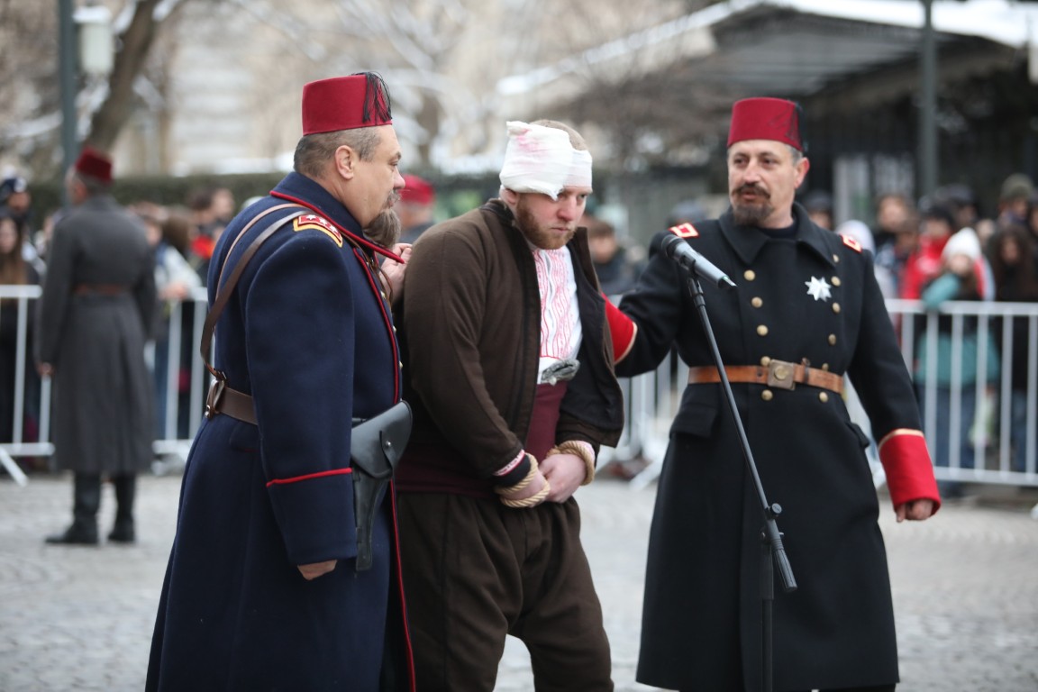 <p>Почитане на паметта на Апостола на свободата Васил Левски в София.</p>