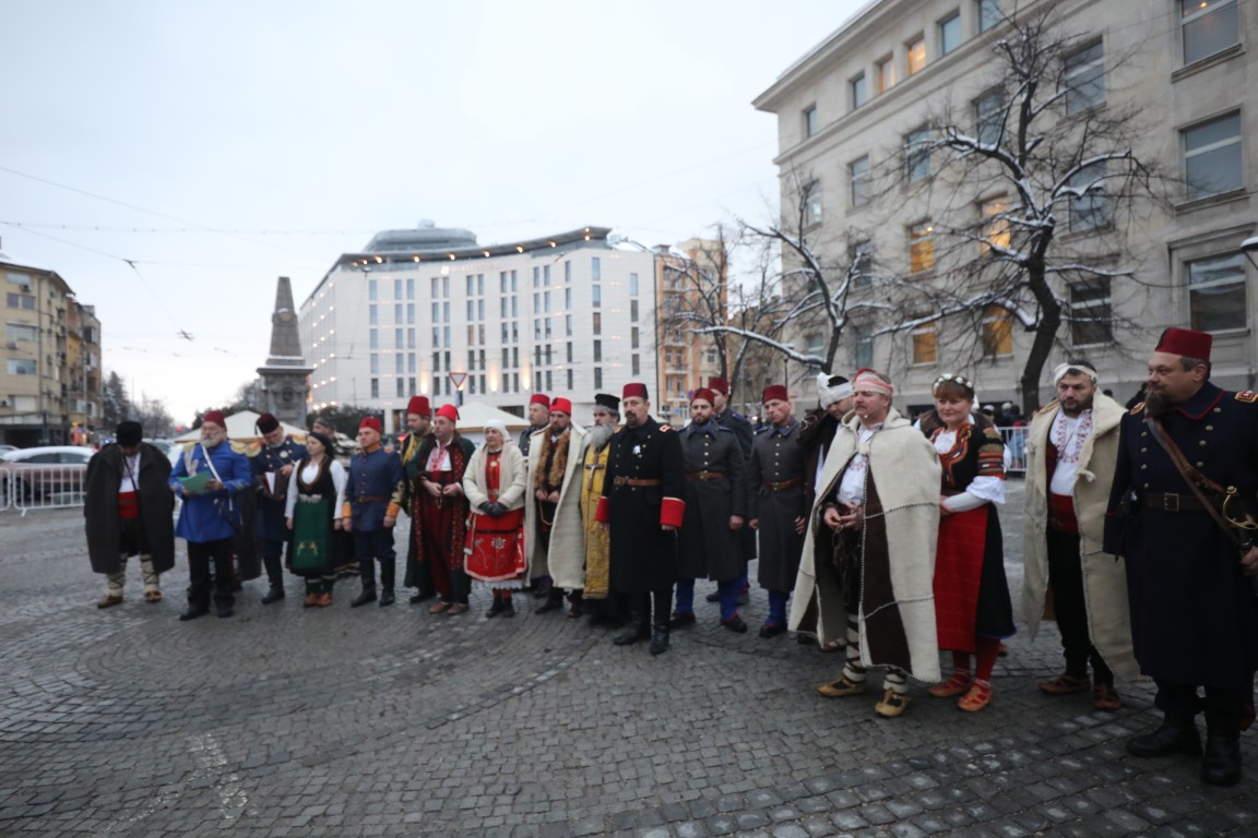 <p>Почитане на паметта на Апостола на свободата Васил Левски в София.</p>