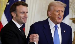 Еманюел Макрон и Доналд Тръмп