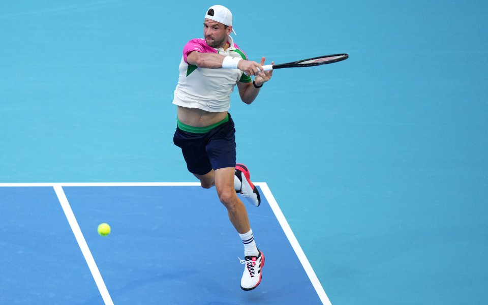 Франсиско Серундоло - Григор Димитров 1:2 сета / ATP 1000, Маями, 1/4-финал, 26.03.2025 г.