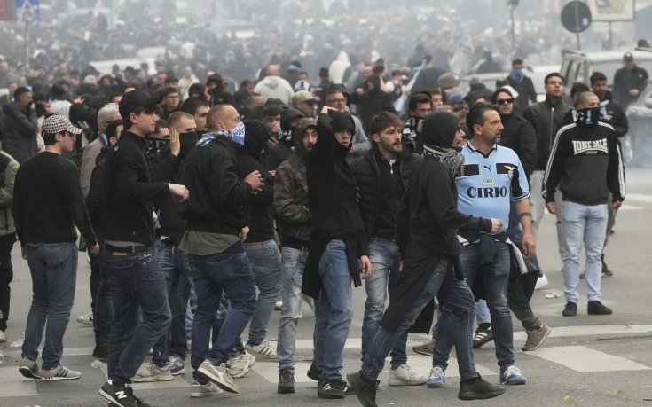 Привърженик на Левски пострада при сблъсъци между фенове на Лацио и Рома