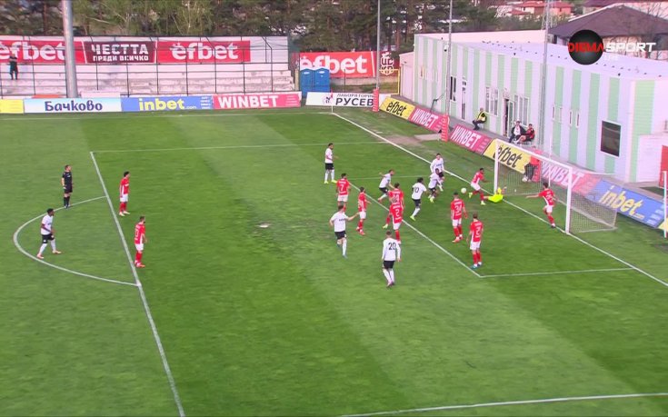 ЦСКА 1948 - Хебър 0:3 /първо полувреме/