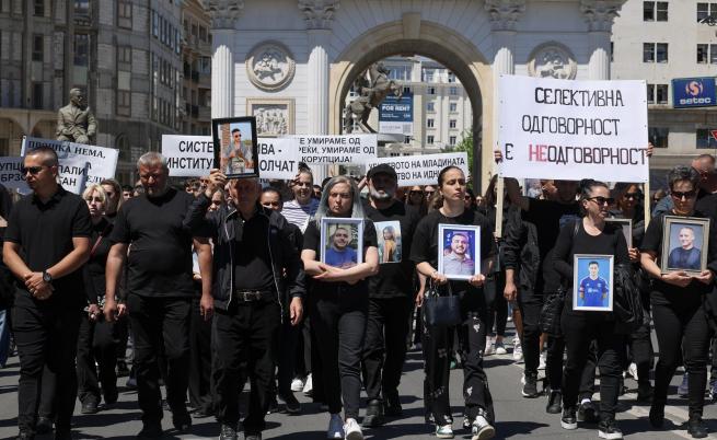 Голям протест в Скопие заради Кочани