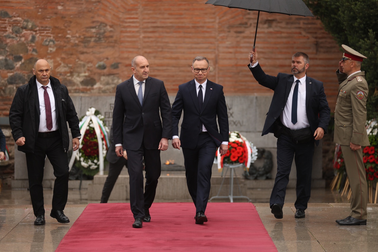 Президентът на Полша на визита в България