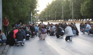 Протест в памет на Ани и Явор на столичния бул. „Сливница“