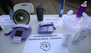 Протестът в градския транспорт в София продължава, метрото работи