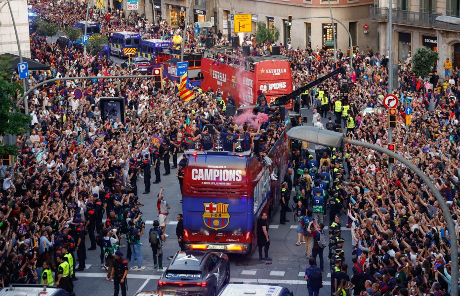 Шампионският парад на Барселона1
