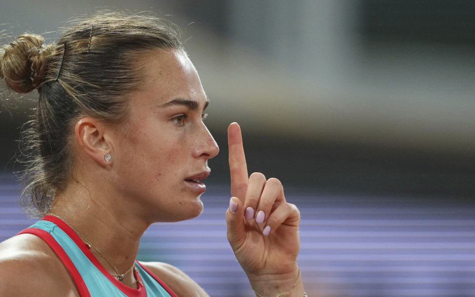 Арина Сабаленка се класира в третия кръг на Ролан Гарос