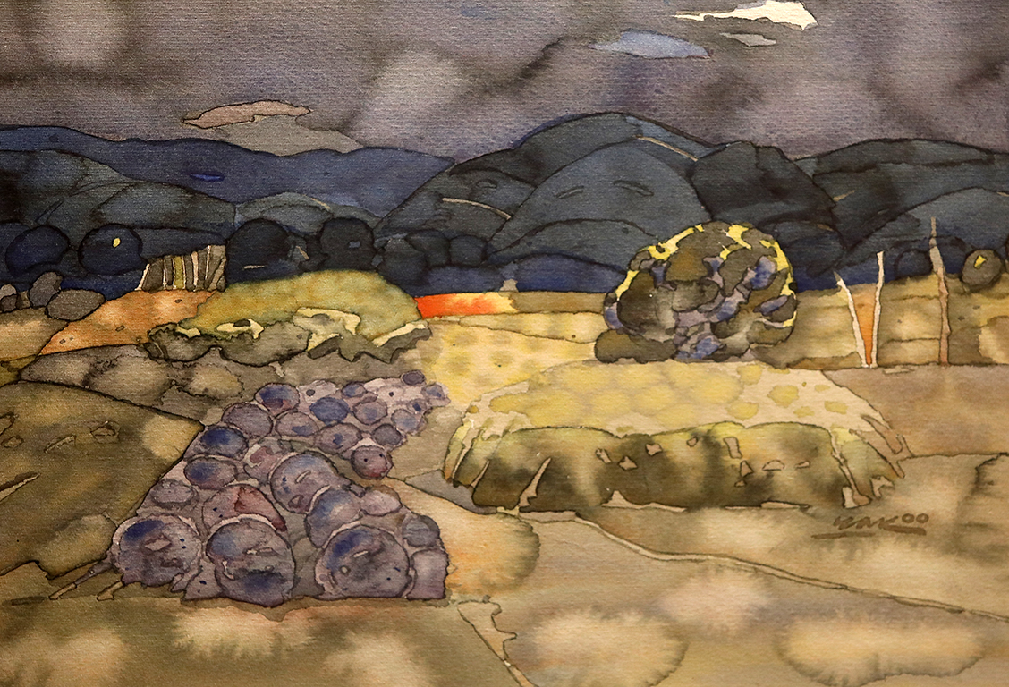 <p>Васил Чакъров - ЧАК (1934 - 2018). Нощ в градините.</p>