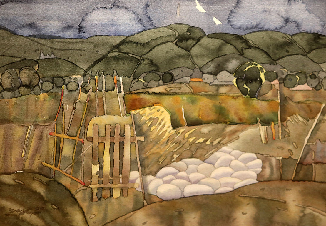 <p>Васил Чакъров - ЧАК (1934 - 2018). Нощ в градините.</p>