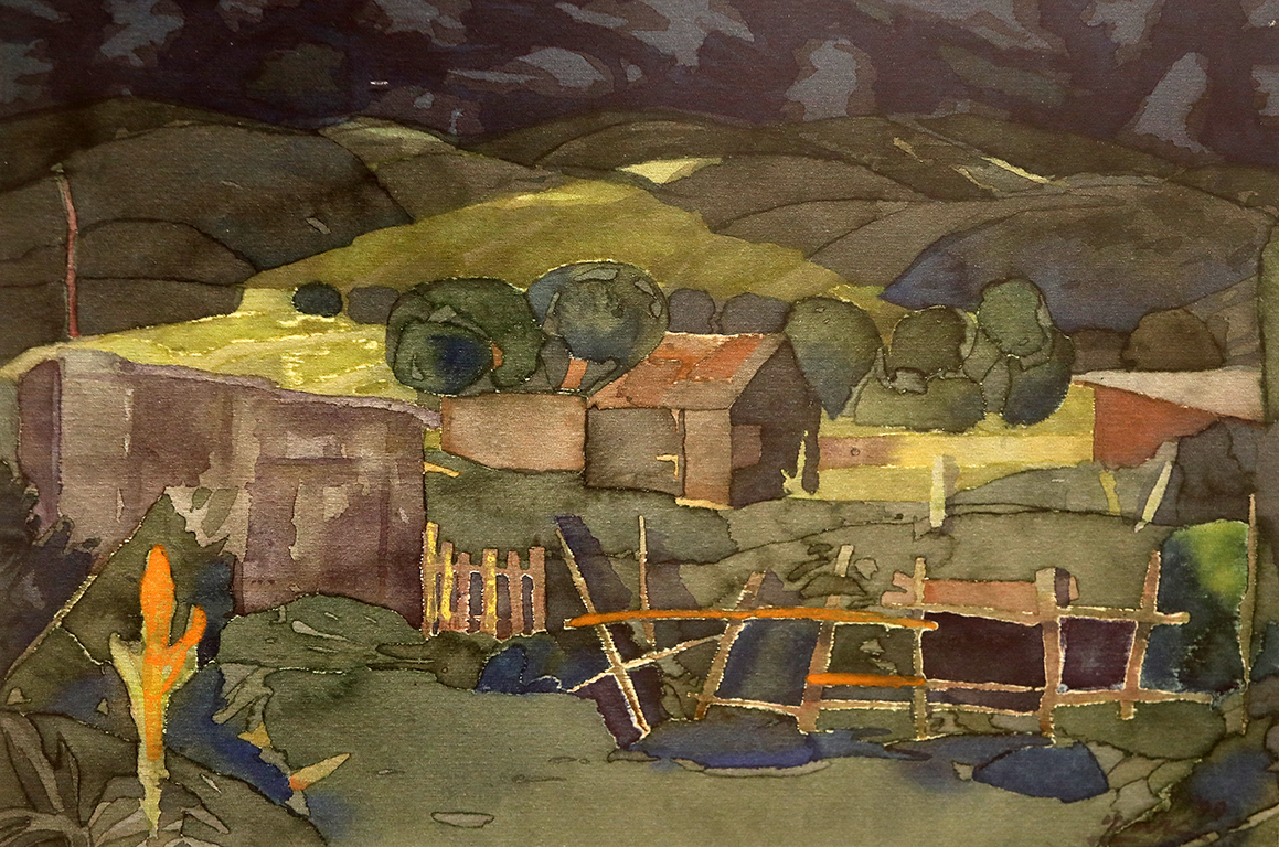 <p>Васил Чакъров - ЧАК (1934 - 2018). Нощ в градините.</p>