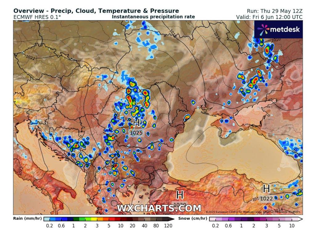 Условия за развитие на мощни гръмотевични процеси