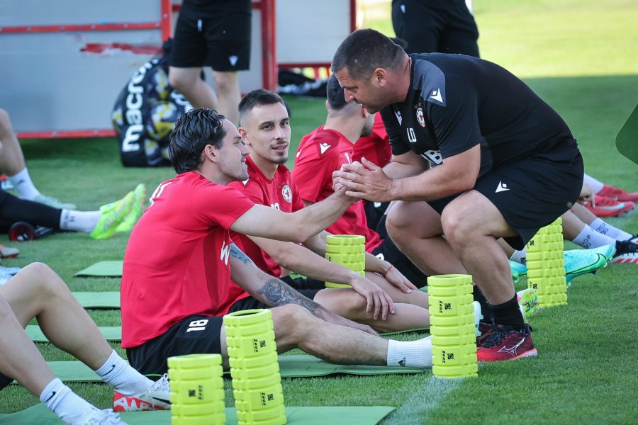 Тренировка на ЦСКА на базата в Панчарево1