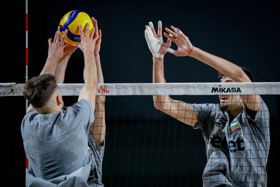 Тренировка на националния отбор по волейбол за мъже1