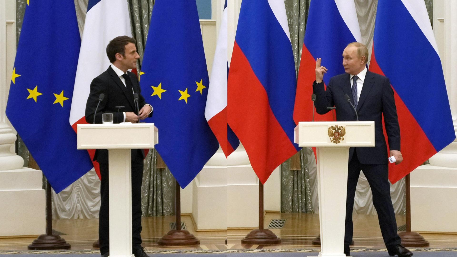 Руският президент Владимир Путин проведе днес телефонен разговор с френския