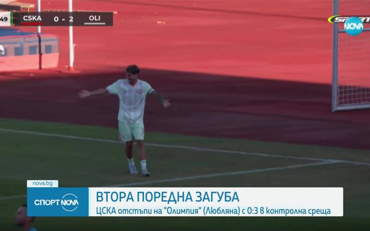 ЦСКА - Олимпия Любляна 0:3 /репортаж/