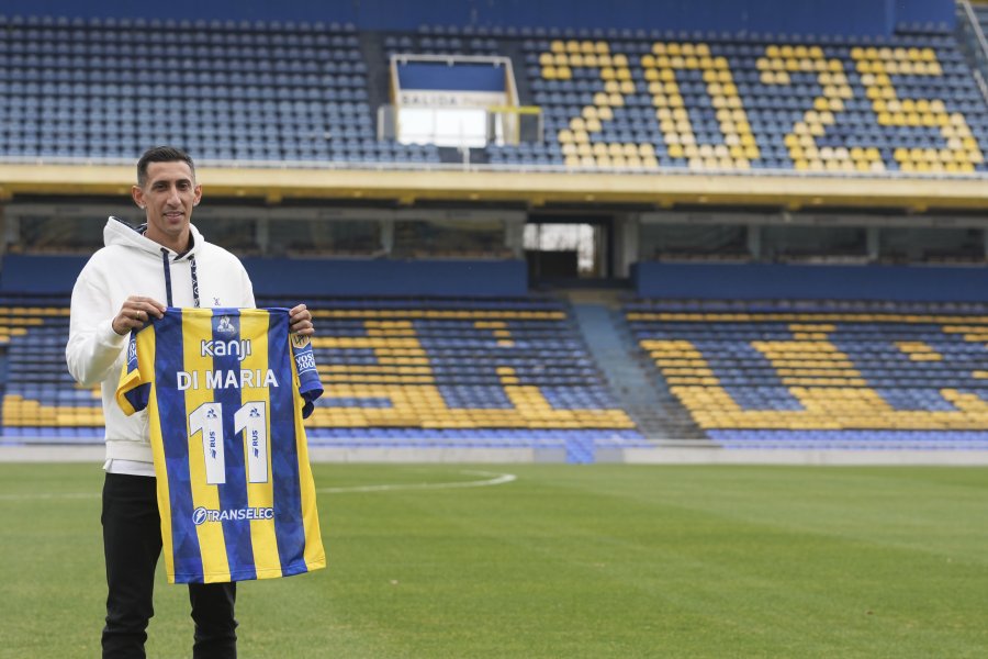 Анхел Ди Мария се завърна в родния си клуб Росарио1