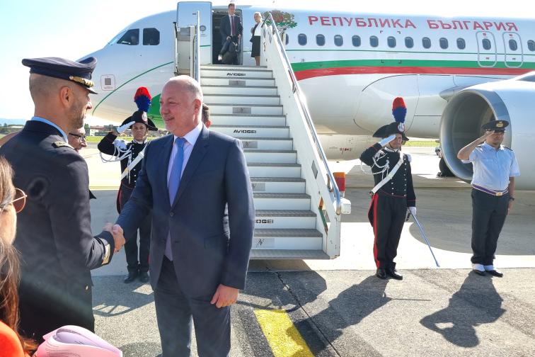 Желязков на визита в Рим