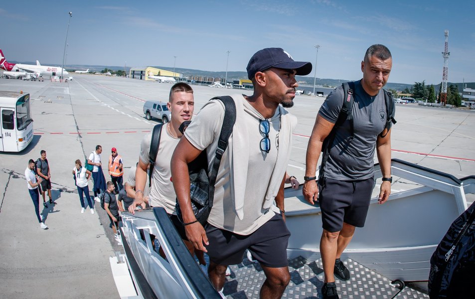 Заминаване на Лудогорец за Минск1