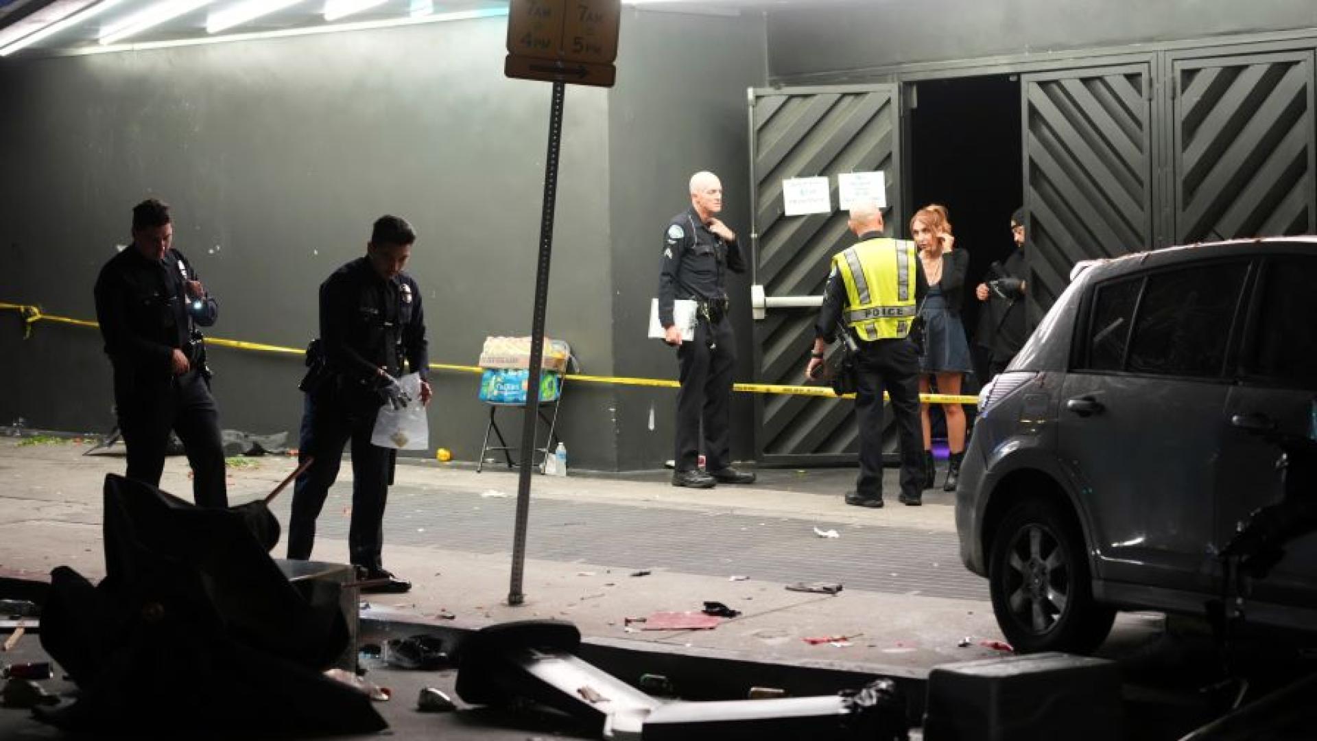 Задържан е шофьорът на автомобила който се вряза в група