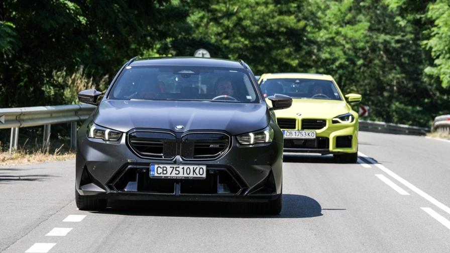 <p>Давид срещу Голиат: BMW M2 vs BMW M5 Touring (тест драйв)</p>