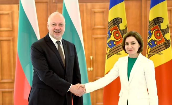 Желязков пред Мая Санду: България твърдо подкрепя европейската интеграция на Молдова