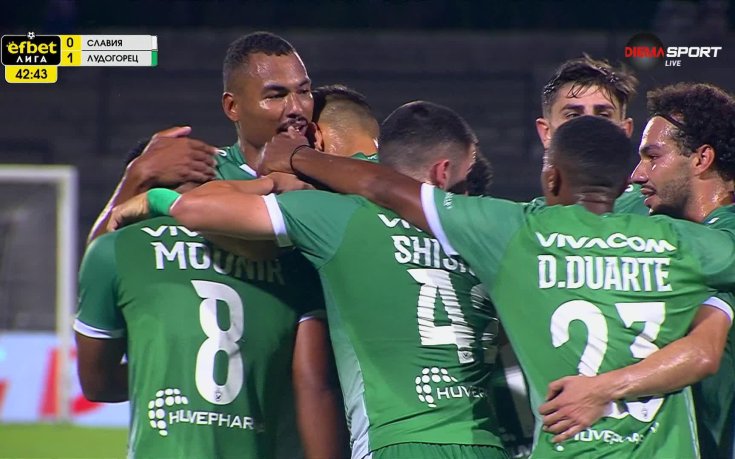 Ивайло Чочев изведе Лудогорец напред срещу Славия