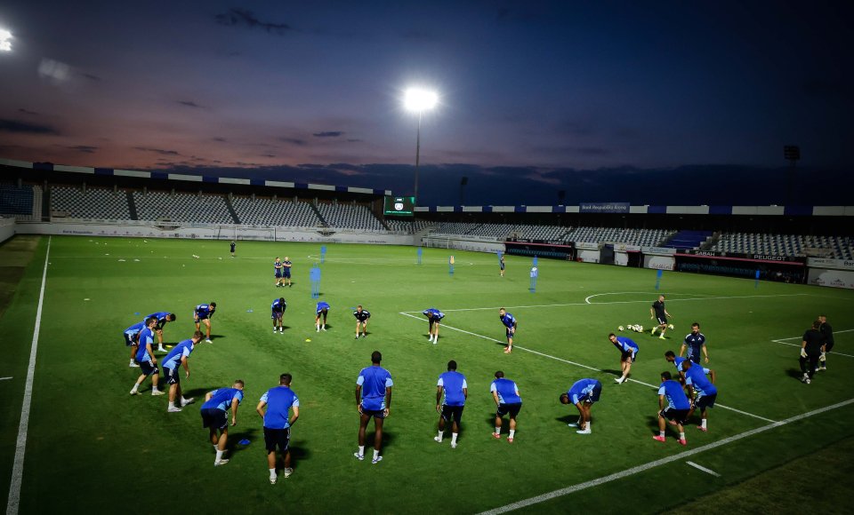 Тренировка на Левски1