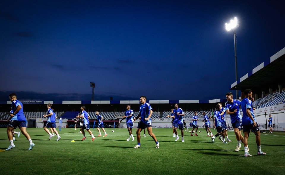 Тренировка на Левски1