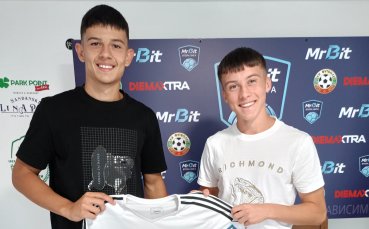 Таланти на Вихрен подписаха договори с клуба