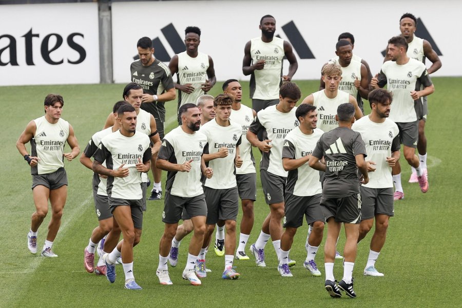 Тренировка на Реал Мадрид1