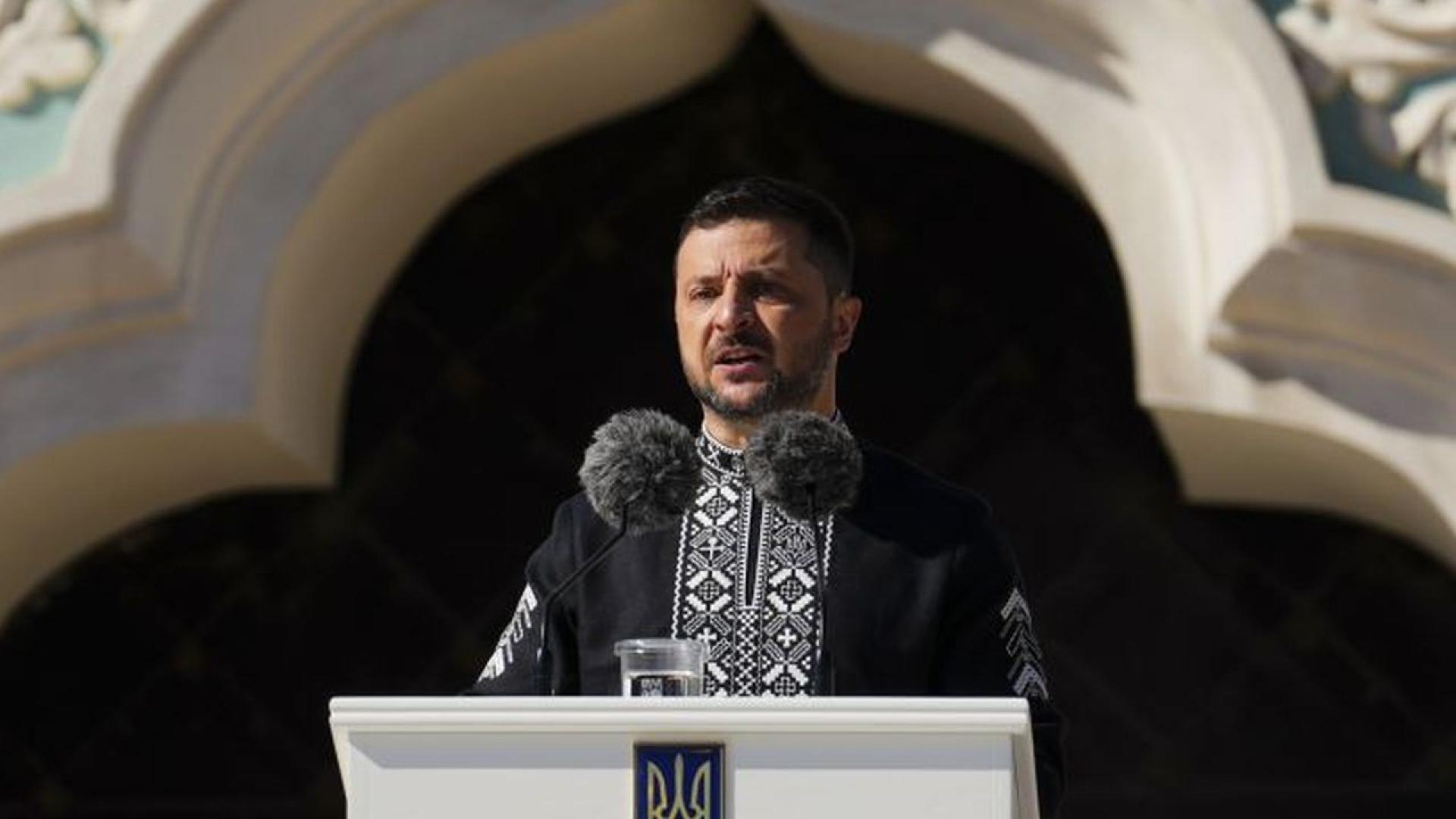 Президентът Володимир Зеленски заяви в обръщение към нацията по случай