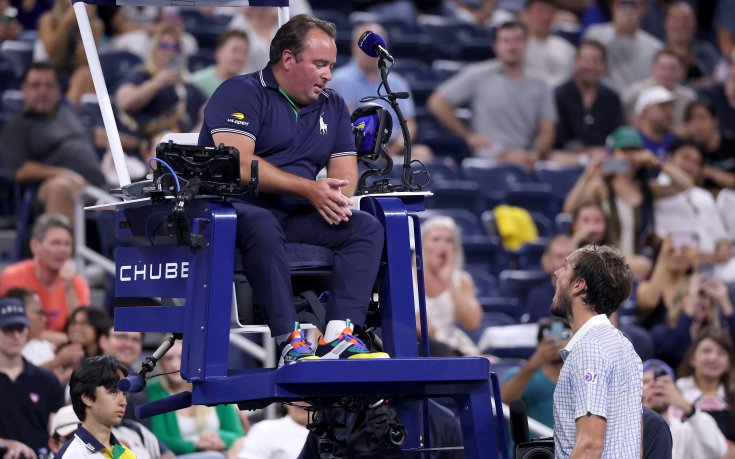 Скандал! Медведев скочи на съдия на US Open: Мъж ли си, защо трепериш? (ВИДЕО)