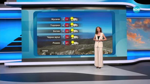 Прогноза за времето (28.08.2025 - обедна емисия)