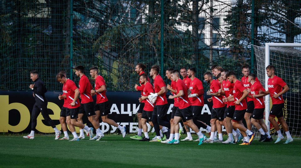 Тренировка на националния отбор на България1