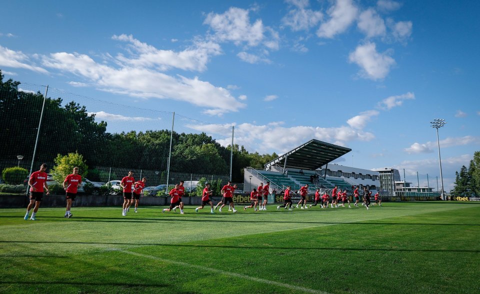 Тренировка на националния отбор на България1