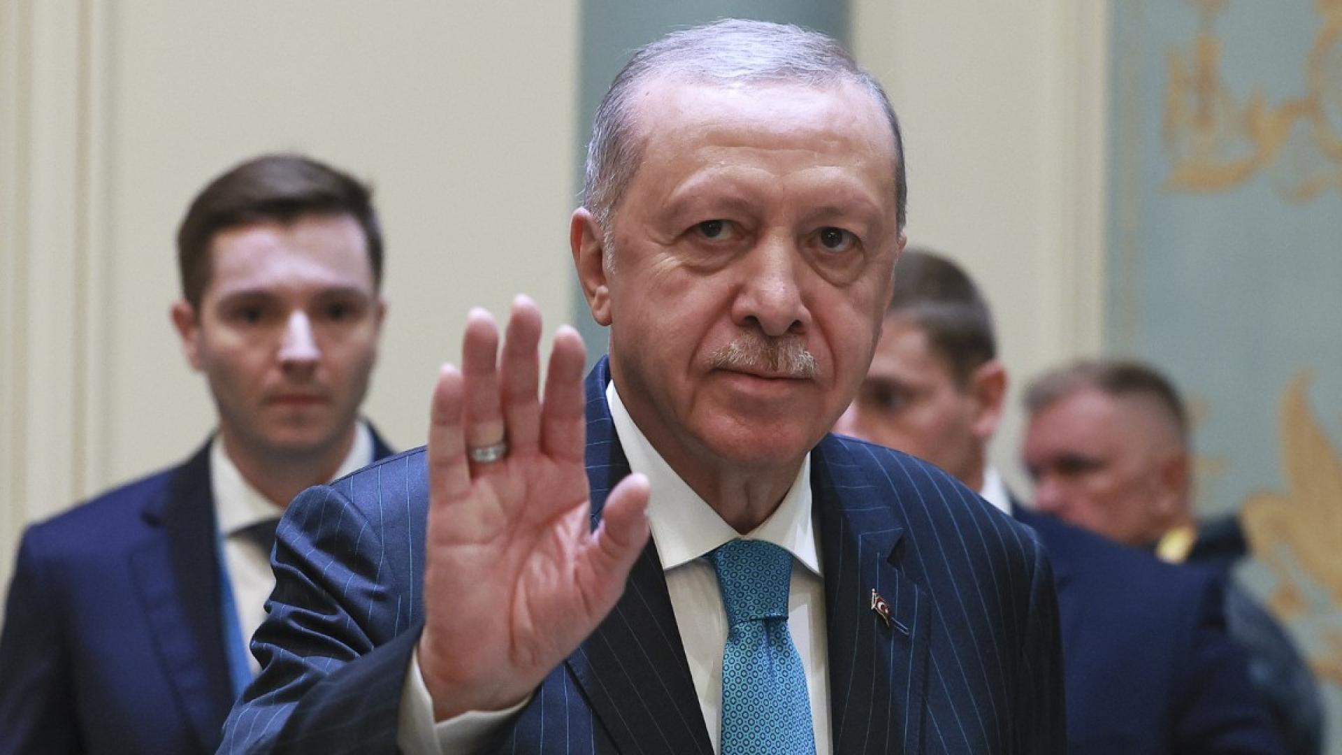 Турският президент Реджеп Тайип Ердоган отговори на журналистически въпроси в