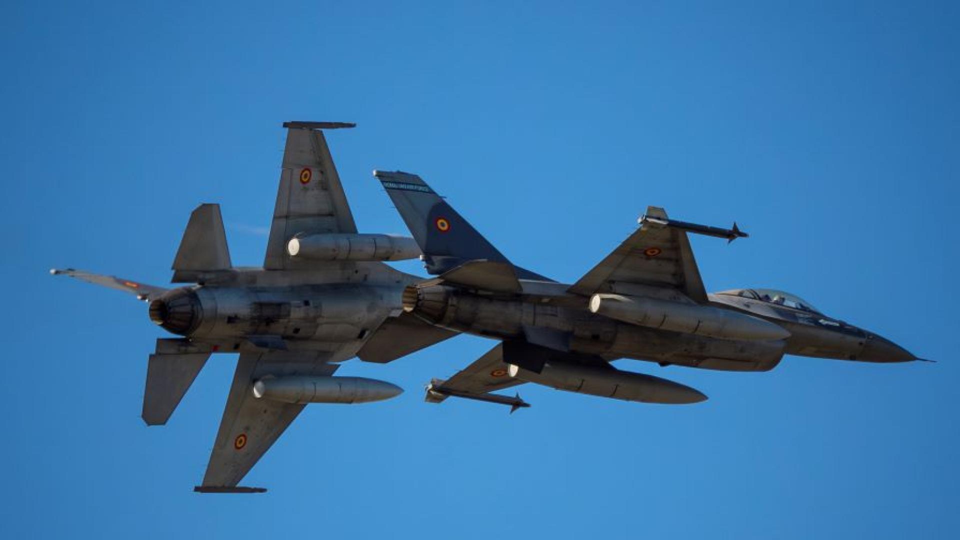 Румъния вдигна два изтребителя F 16 във въздуха след като дрон