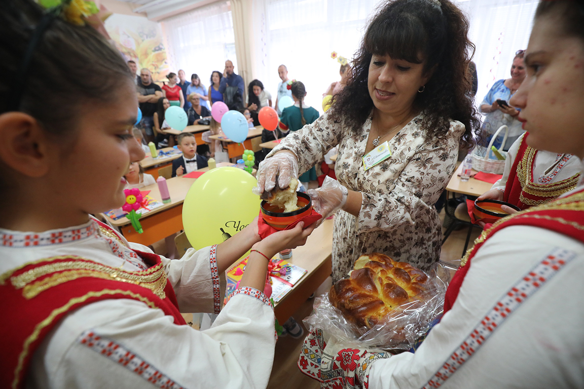 Първи учебен ден в 74 СУ Гоце Делчев - София