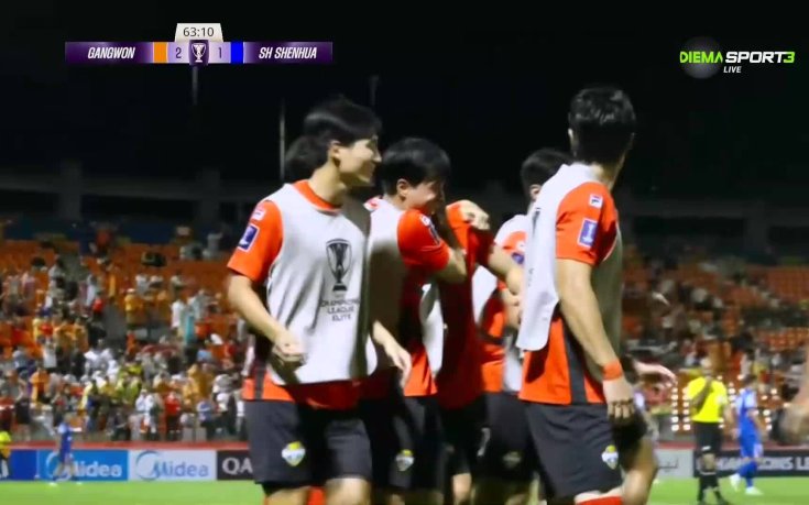 Гангуон - Шанхай Шънхуа 2:1 /репортаж/