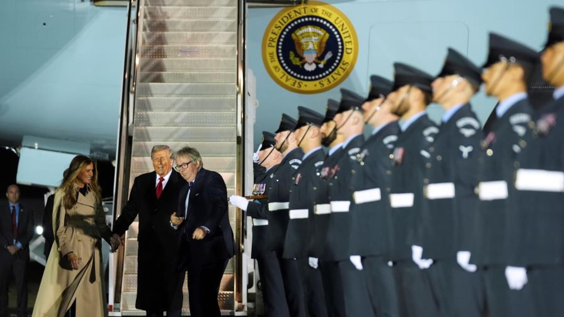 Президентът на САЩ Доналд Тръмп пристигна на държавно посещение във