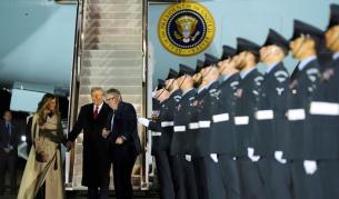 <p>Ключова визита: Тръмп пристигна във Великобритания</p>
