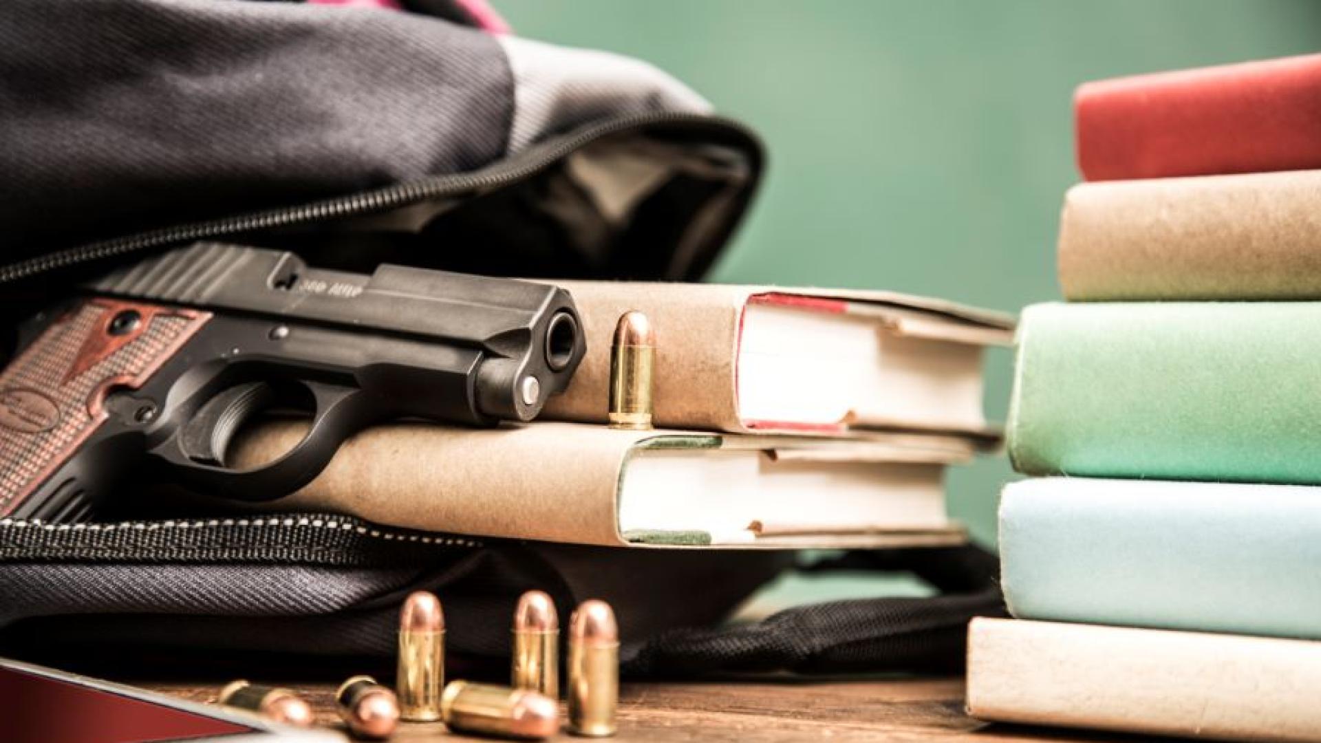 Майката на задържаното за стрелба в училище дете се е